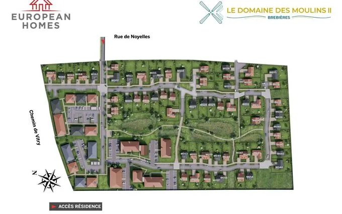Programme immobilier neuf Le Domaine des Moulins à Brebières