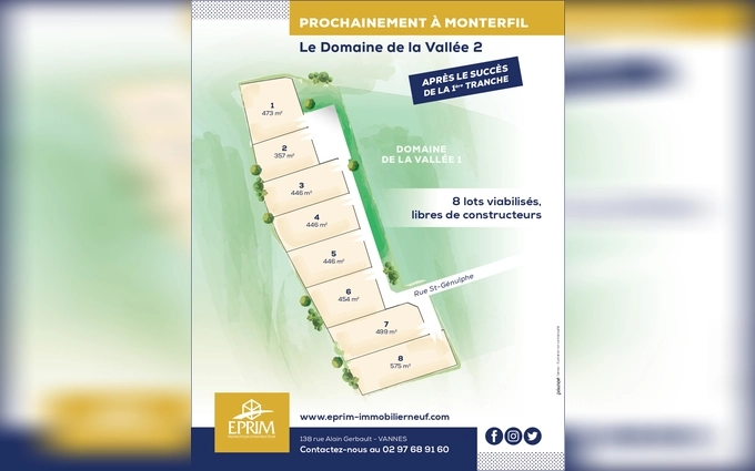 Programme immobilier neuf Domaine de la Vallée 2 à Monterfil