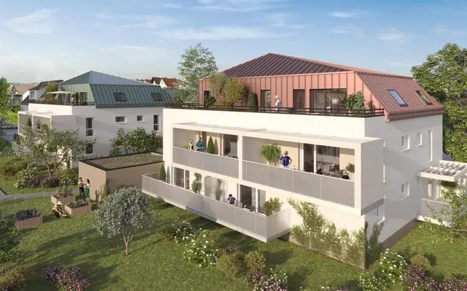Programme immobilier neuf Terrasses du centre à Fegersheim