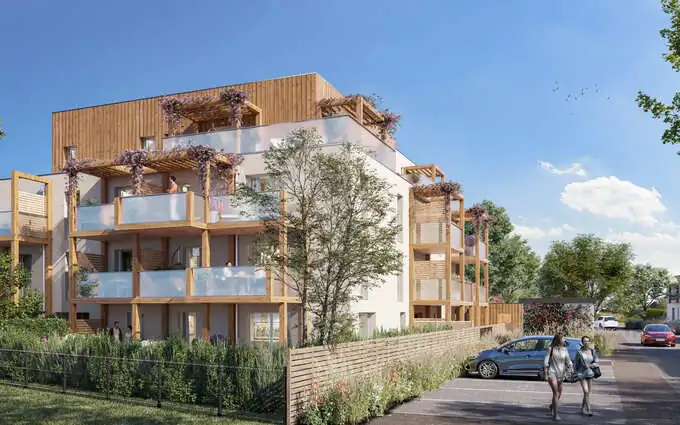 Programme immobilier neuf Écouflant quartier de l'hippodrome à 10 min d'Angers à Écouflant