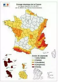 Le zonage sismique en France - Le Plan Immobilier