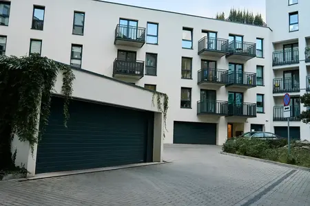 Façade d'un complexe résidentiel moderne