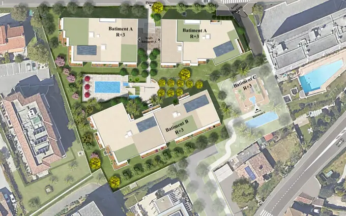 Programme immobilier neuf Le domaine d'azur à Saint-Laurent-du-Var