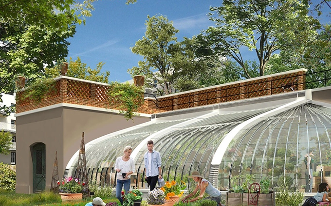 Programme immobilier neuf Oasis parc tranche 3 - les jardins d'hortense à Lyon 8ème