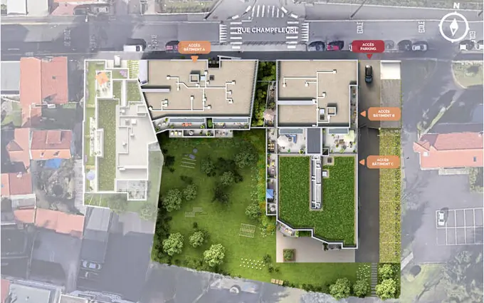 Programme immobilier neuf Garden city - inten'city à Clermont-Ferrand