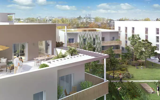 Programme immobilier neuf Angers proche quartier terra botanica