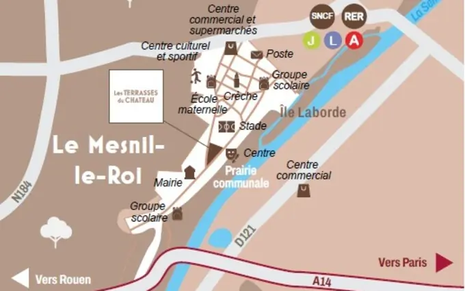 Programme immobilier neuf Les terrasses du chateau à Le Mesnil-le-Roi