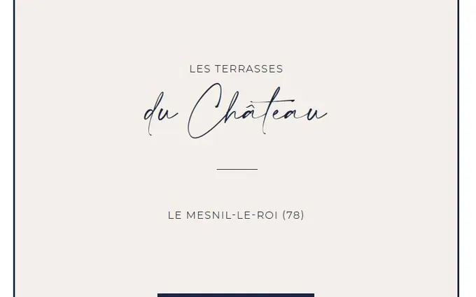 Programme immobilier neuf Les terrasses du chateau à Le Mesnil-le-Roi