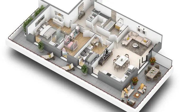 Programme immobilier neuf Côté camargue à Saint-Louis