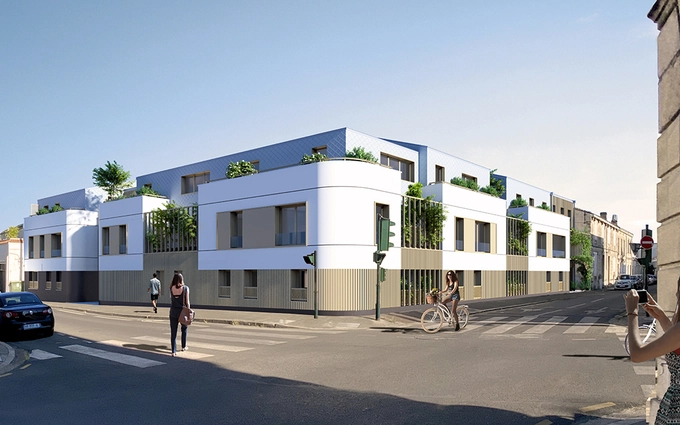 Programme immobilier neuf Bordeaux proche Cité Administrative à Bordeaux