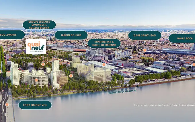 Programme immobilier neuf Quai neuf-adelaide à Bordeaux