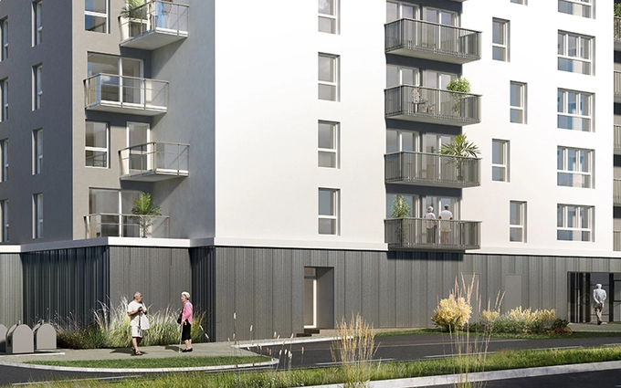 Programme immobilier neuf Brest résidence seniors proche parc d'eole à Brest (29200)