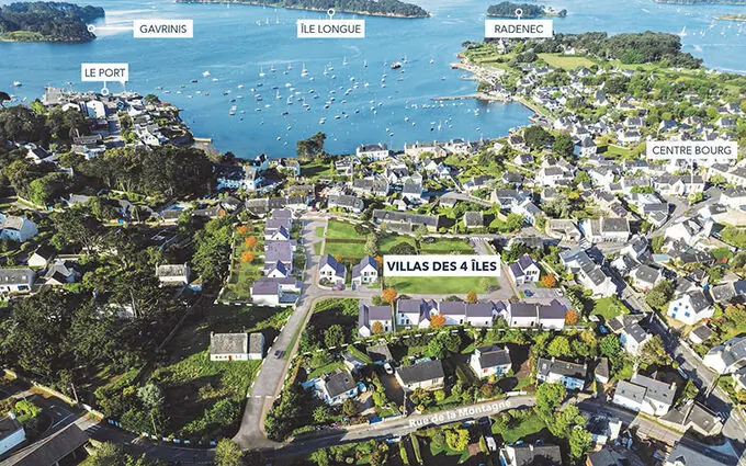 Programme immobilier neuf Villas des 4 îles à Larmor-Baden