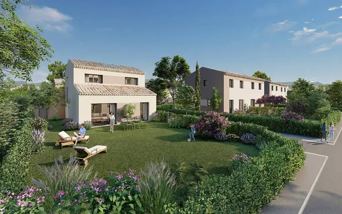Programme immobilier neuf Pierrefeu-du-var nouvel ecoquartier maison individuelle à Pierrefeu-du-Var (83390)