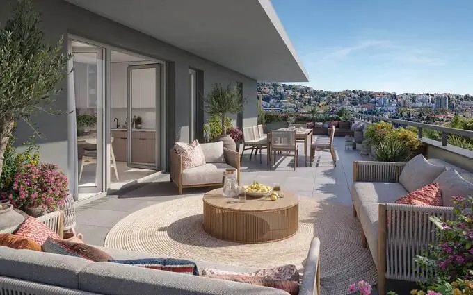 Programme immobilier neuf St-laurent du var. du 2 au 4 p. résidence piscine à Saint-Laurent-du-Var