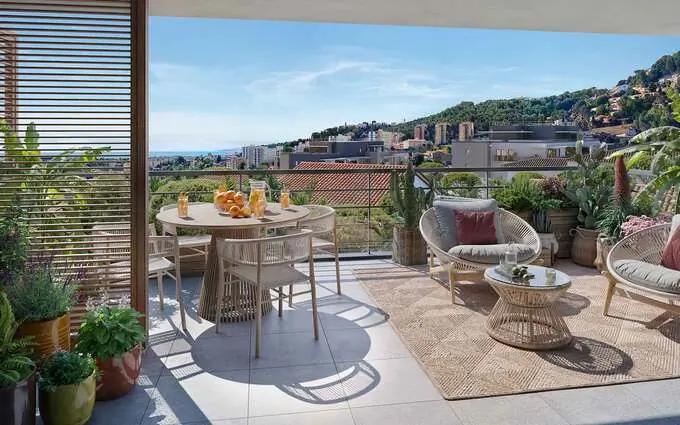 Programme immobilier neuf St-laurent du var. du 2 au 4 p. résidence piscine à Saint-Laurent-du-Var