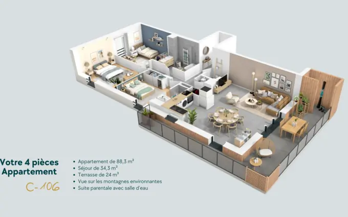Programme immobilier neuf L'envol à Le Versoud