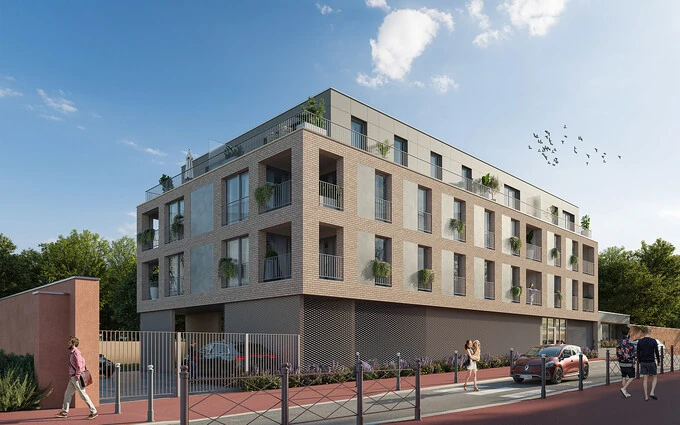 Programme immobilier neuf Lille secteur résidentiel Lomme