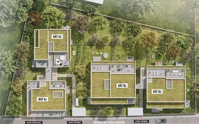 Programme immobilier neuf Les jardins du moulin à Saint-Romain-au-Mont-d'Or