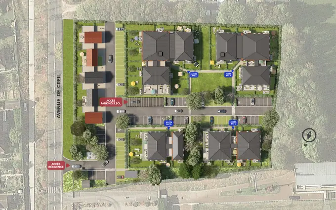 Programme immobilier neuf Le domaine d'oréa à Senlis