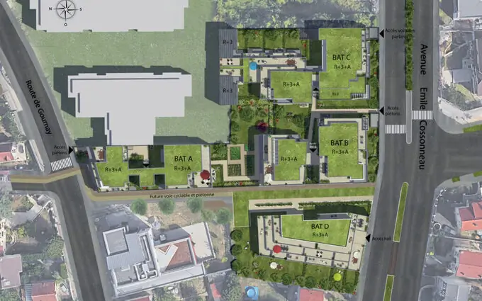 Programme immobilier neuf Les terrasses des coteaux à Noisy-le-Grand