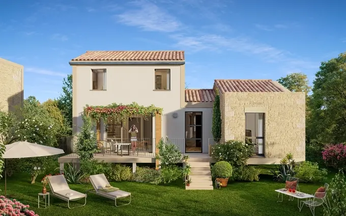 Programme immobilier neuf Maisons fenetre sur alpilles - t1 à Saint-Étienne-du-Grès