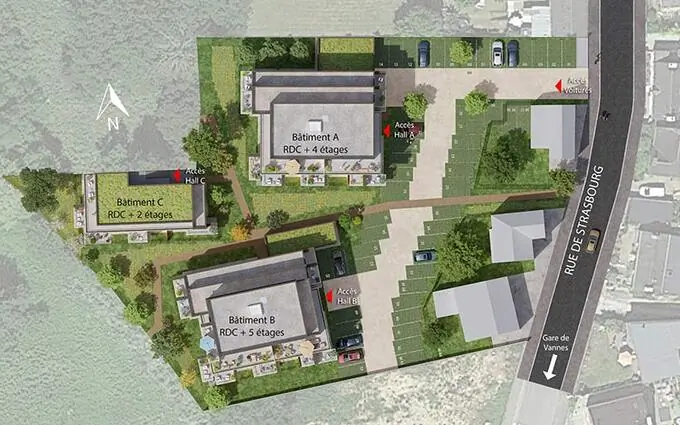 Programme immobilier neuf Les balcons de maya à Vannes