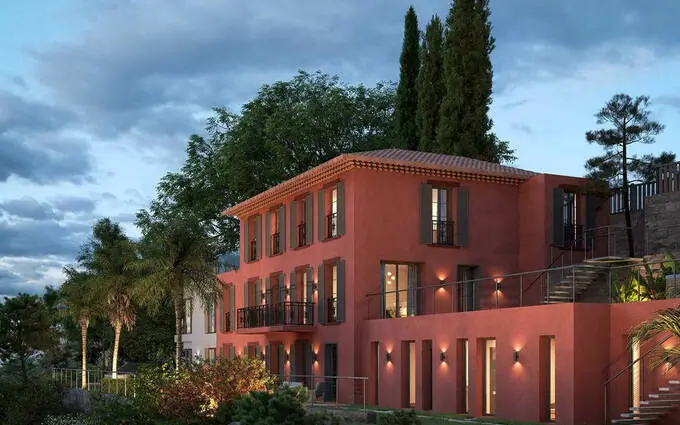 Programme immobilier neuf Théoule-sur-mer résidence de prestige avec vue mer panoramique à Théoule-sur-Mer