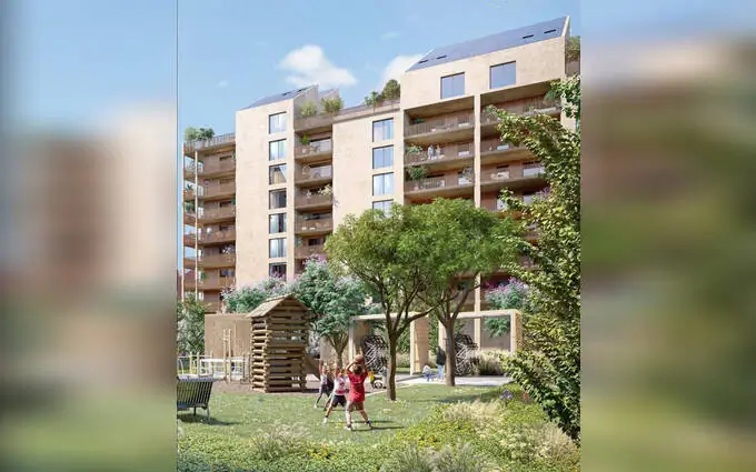 Programme immobilier neuf Bordeaux secteur brazza au coeur des espaces verts à Bordeaux (33000)