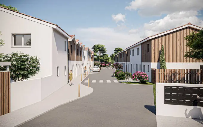 Programme immobilier neuf Parempuyre secteur pavillonnaire à proximité des commerces à Parempuyre