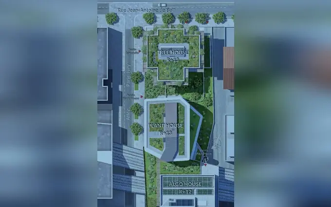 Programme immobilier neuf Parc en ciel à Paris 13ème