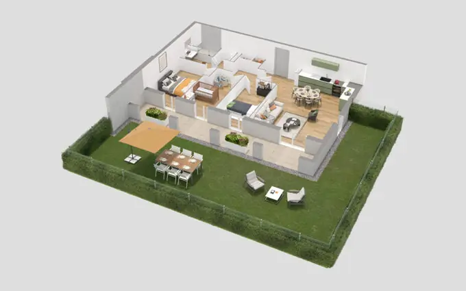 Programme immobilier neuf Les jardins d'henri iv à Chartres