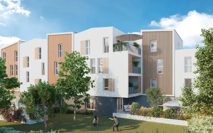 Programme immobilier neuf Saint-Nazaire résidence contemporaine proche des commodités à Saint-Nazaire