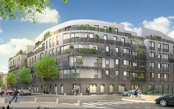 Programme immobilier neuf Résidence proche quai F. Mitterand à Aubervilliers (93300)