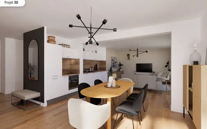 Programme immobilier neuf Appartement terrasse/liberte - t1 à La Riche