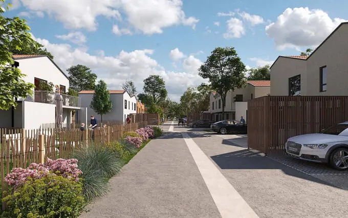 Programme immobilier neuf Carbon-blanc au sein d'un domaine calme et vert