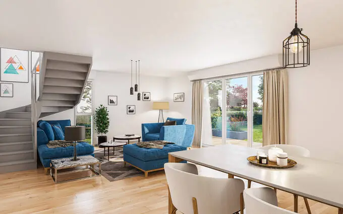 Programme immobilier neuf Carbon-blanc au sein d'un domaine calme et vert à Carbon-Blanc