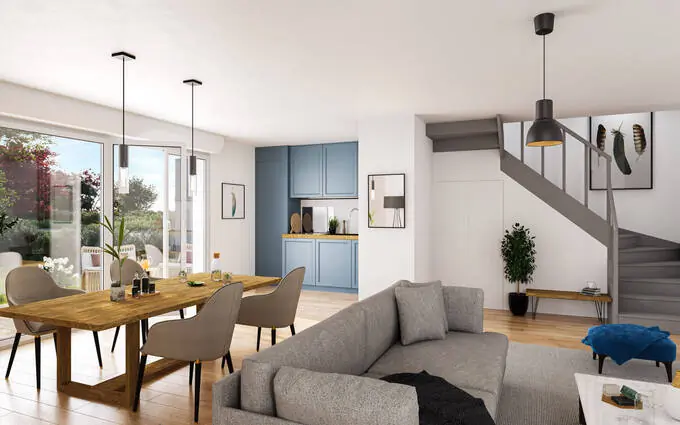 Programme immobilier neuf Carbon-blanc au sein d'un domaine calme et vert à Carbon-Blanc