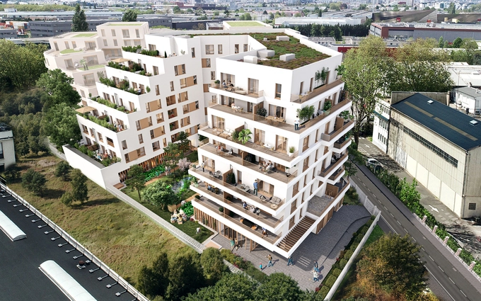 Programme immobilier neuf Ilot vert à Villeneuve-la-Garenne