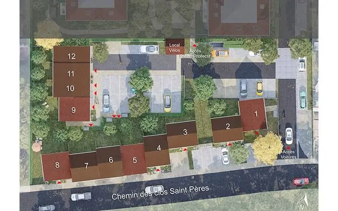 Programme immobilier neuf Le hameau de saint-thibault à Saint-Thibault-des-Vignes