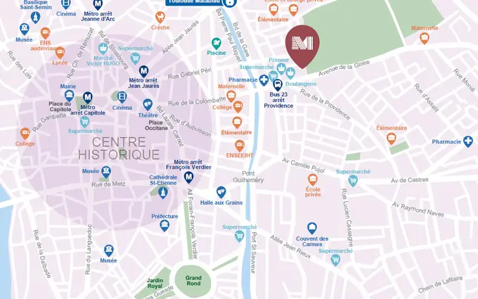 Programme immobilier neuf Allée gloria à Toulouse