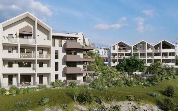 Programme immobilier neuf Saint-Jean-de-Védas face au parc classé de la Peyrière à Saint-Jean-de-Védas