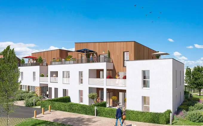 Programme immobilier neuf Bouaye en coeur de ville et proche gare TER à Bouaye
