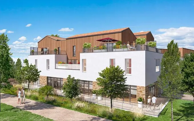 Programme immobilier neuf Bouaye en coeur de ville et proche gare TER à Bouaye