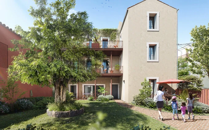 Programme immobilier neuf Montpellier petite résidence au coeur des Beaux-Arts à Montpellier