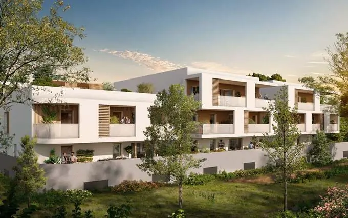 Programme immobilier neuf Clapiers éco quartier du castellet proche village historique à Clapiers