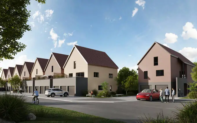 Programme immobilier neuf Niederschaeffolsheim à 7 minutes de Brumath et d'Haguenau à Niederschaeffolsheim
