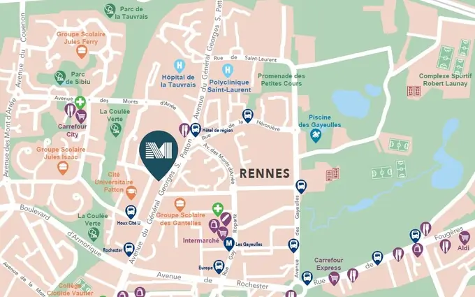 Programme immobilier neuf Le georges à Rennes