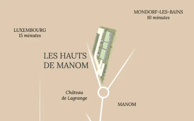 Programme immobilier neuf Les hauts de manom à Manom
