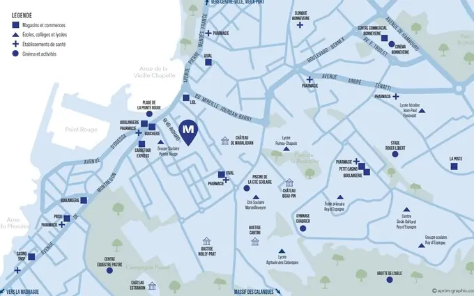 Programme immobilier neuf Cala rossa à Marseille 8ème